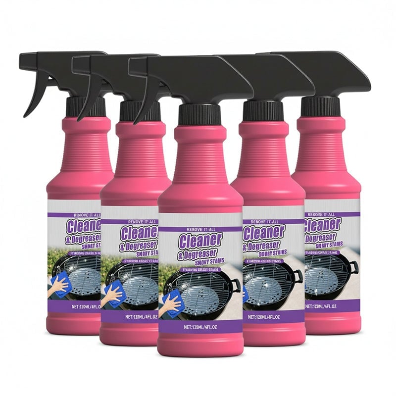 Heavy-Duty Grill Degreaser Spray - 5 bottles (600ML)