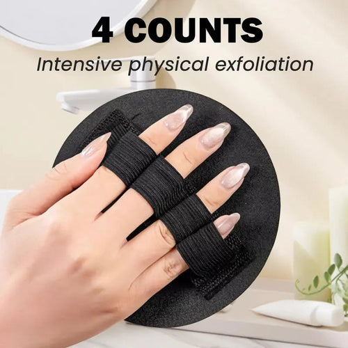 4-Pack Soft Rubber Shower Scrubber image 1
