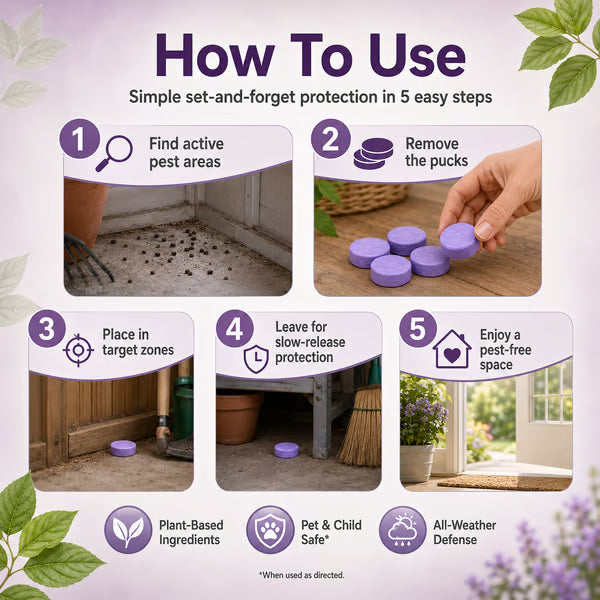 Peppermint & Cinnamon Pest Repellent Pucks image 9