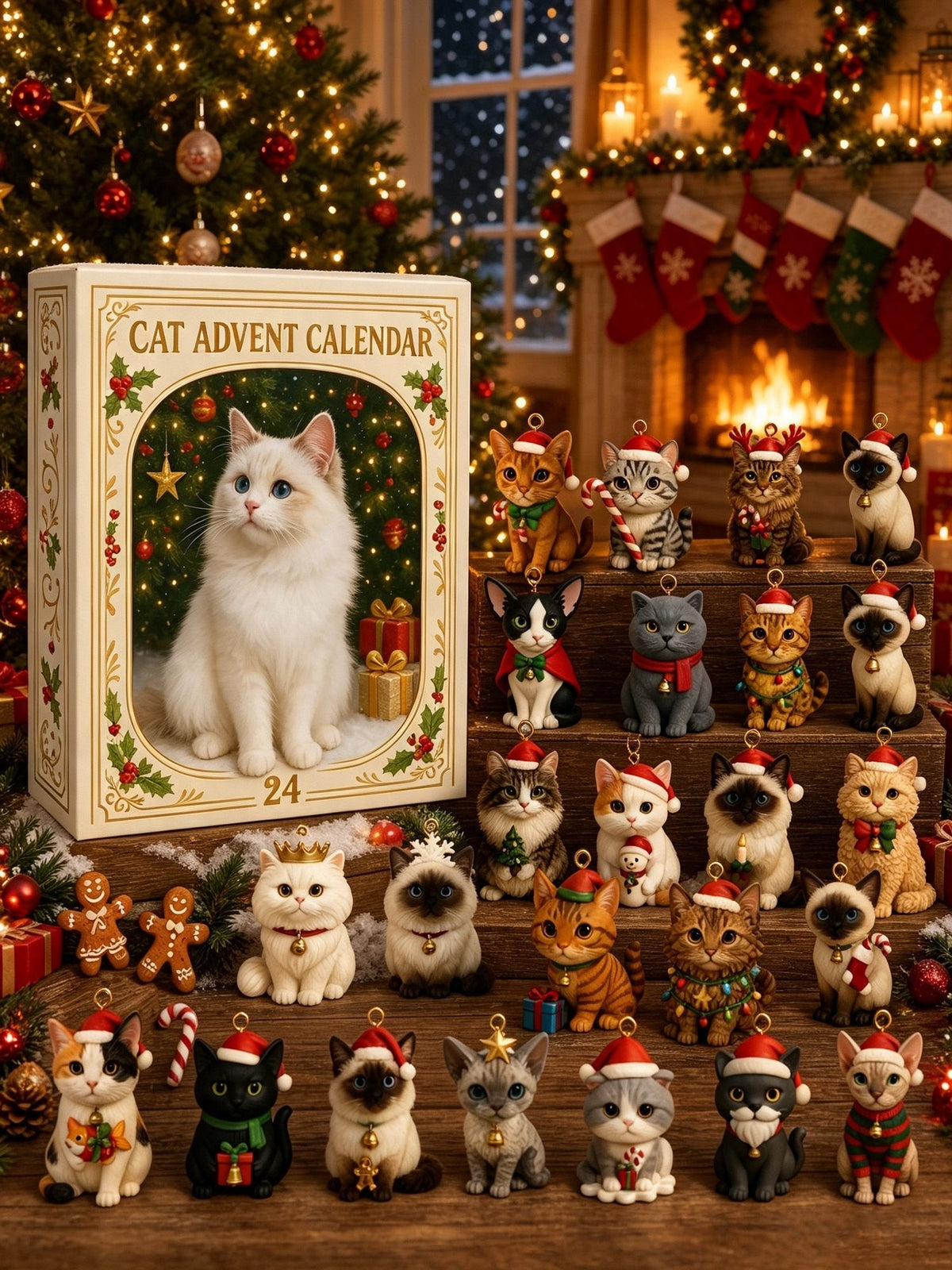 Cosy Christmas Cats from Merry Moments Advent Calendars